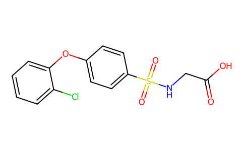 ((4-(2-Chlorophenoxy)phenyl)sulfonyl)glycine 606945-28-2
